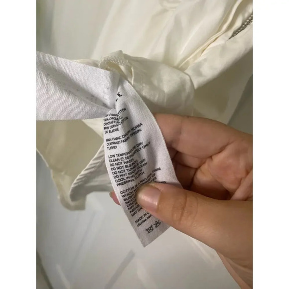 Dion Lee White Cotton Internal Corset Shirting Dress Size US 0 - Picture 15 of 16